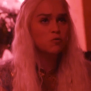 Daenerys Targaryn wondering where her dragons are in Game of Thrones